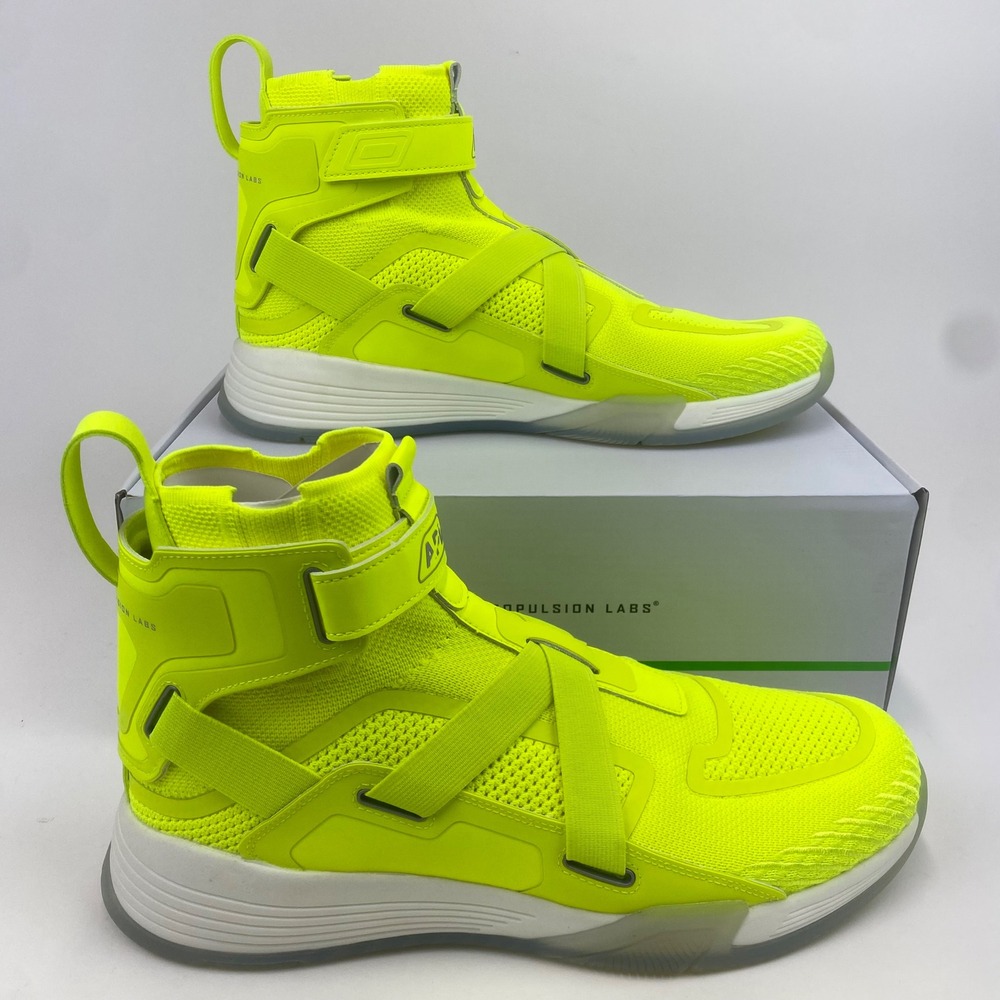 APL Athletic‎ Propulsion Labs Super Future Neon Yellow Sneakers Mens 11.5